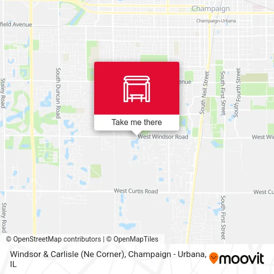 Mapa de Windsor & Carlisle (Ne Corner)