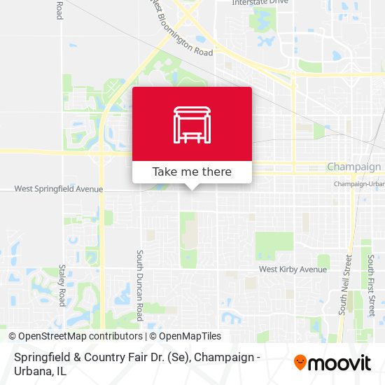 Springfield & Country Fair Dr. (Se) map