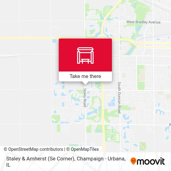 Staley & Amherst (Se Corner) map
