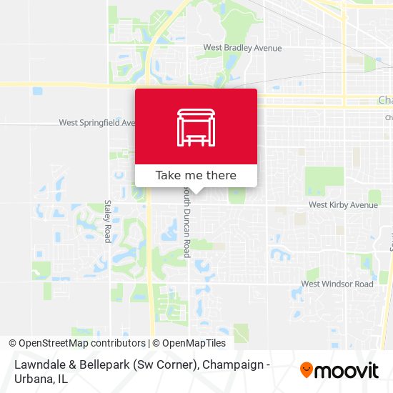 Lawndale & Bellepark (Sw Corner) map