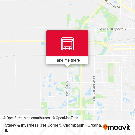 Mapa de Staley & Inverness (Ne Corner)