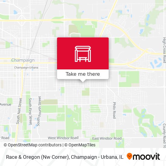 Race & Oregon (Nw Corner) map
