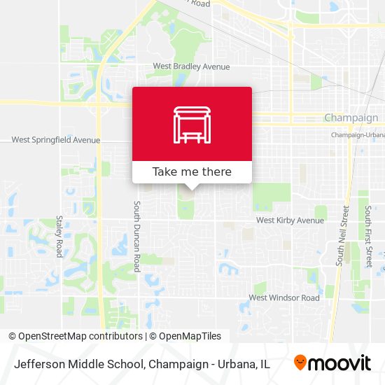 Jefferson Middle School map