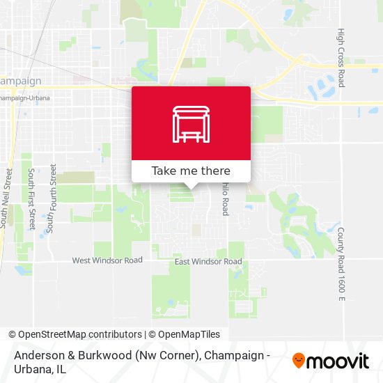Mapa de Anderson & Burkwood (Nw Corner)
