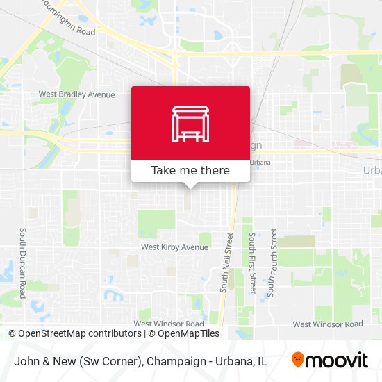 John & New (Sw Corner) map