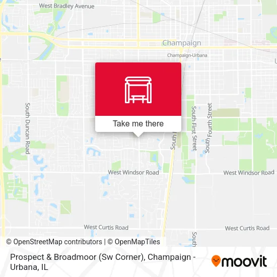 Mapa de Prospect & Broadmoor (Sw Corner)