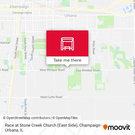 Race at Stone Creek Church (East Side) map