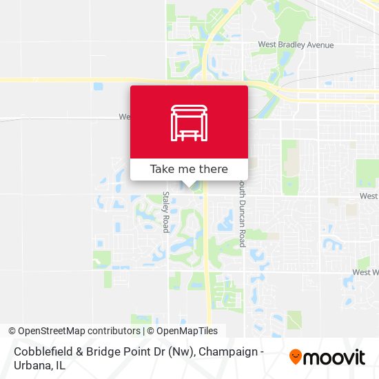 Cobblefield & Bridge Point Dr (Nw) map