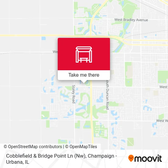Cobblefield & Bridge Point Ln (Nw) map