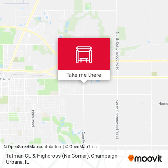 Tatman Ct. & Highcross (Ne Corner) map