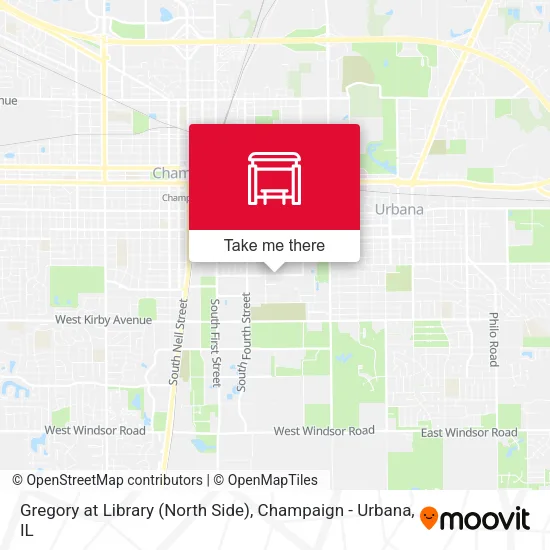Mapa de Gregory at Library (North Side)