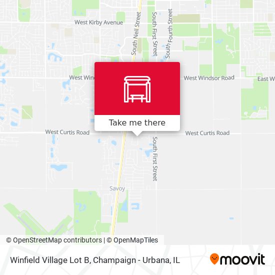 Winfield Village Lot B map