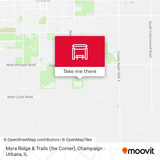 Mapa de Myra Ridge & Trails (Sw Corner)