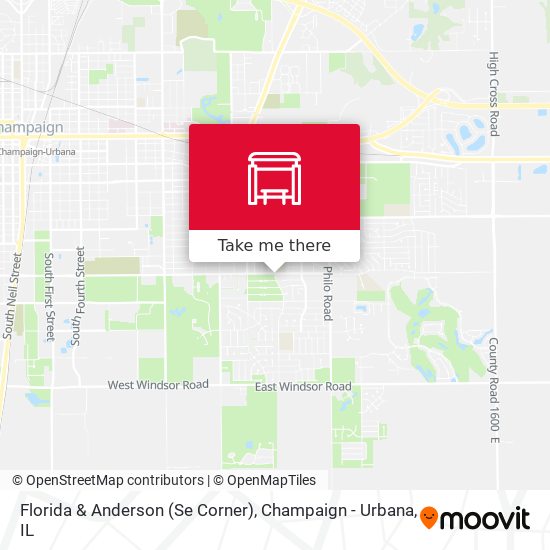 Florida & Anderson (Se Corner) map