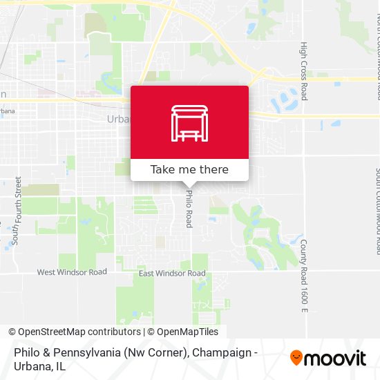 Philo & Pennsylvania (Nw Corner) map