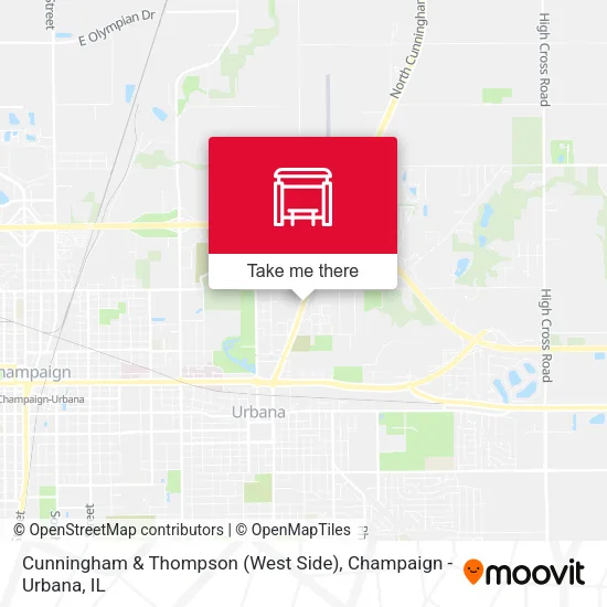 Mapa de Cunningham & Thompson (West Side)