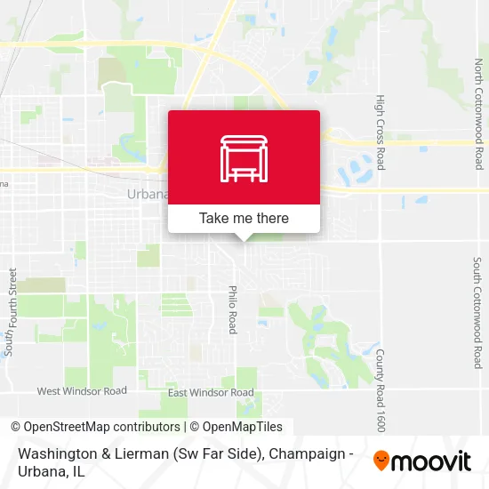 Mapa de Washington & Lierman (Sw Far Side)
