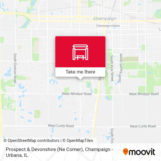 Mapa de Prospect & Devonshire (Ne Corner)