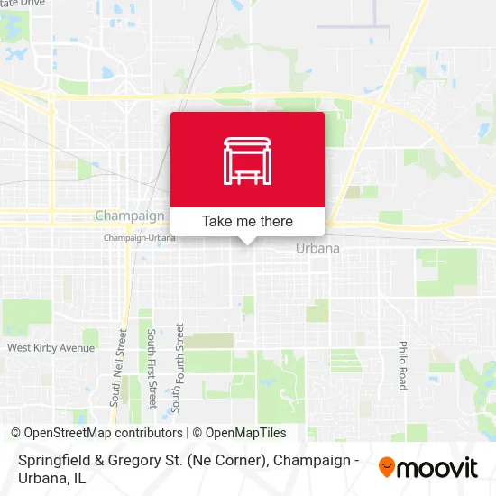 Springfield & Gregory St. (Ne Corner) map