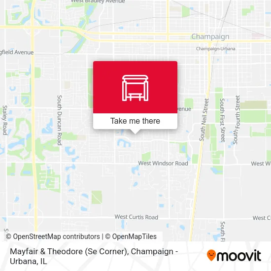 Mapa de Mayfair & Theodore (Se Corner)