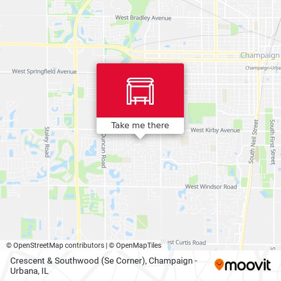 Crescent & Southwood (Se Corner) map