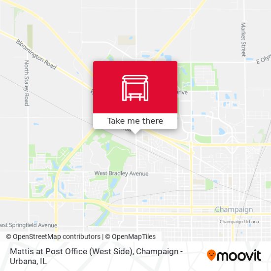 Mattis at Post Office (West Side) map