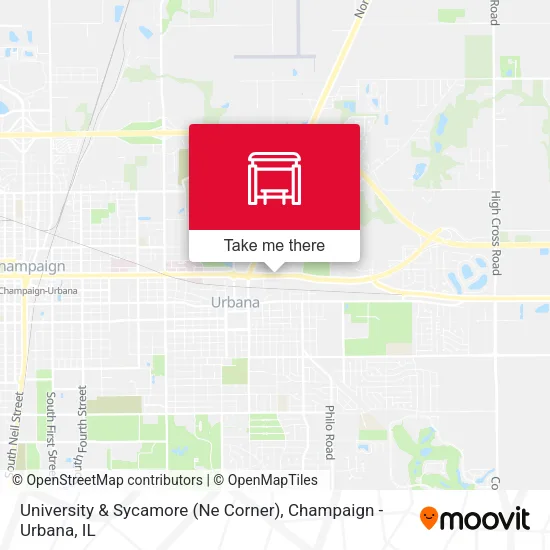 Mapa de University & Sycamore (Ne Corner)