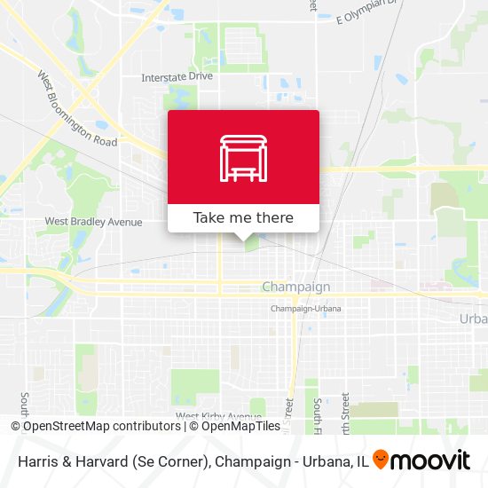 Harris & Harvard (Se Corner) map