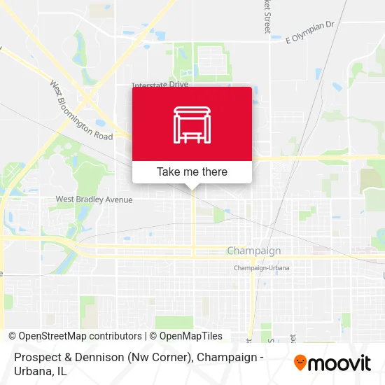 Mapa de Prospect & Dennison (Nw Corner)