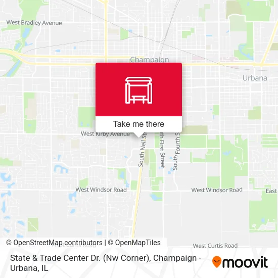 State & Trade Center Dr. (Nw Corner) map