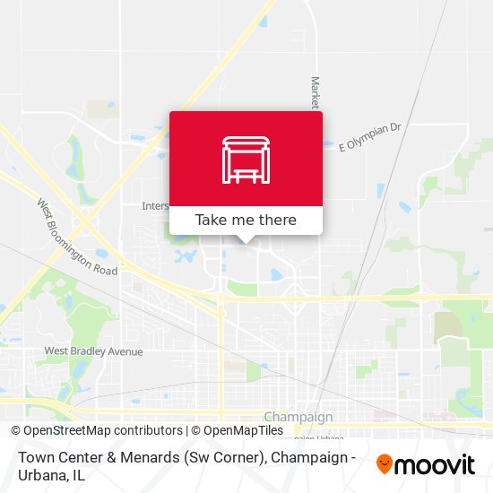 Town Center & Menards (Sw Corner) map