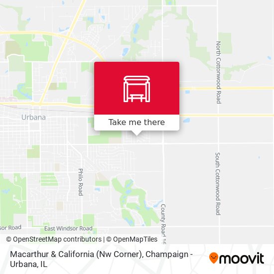 Mapa de Macarthur & California (Nw Corner)