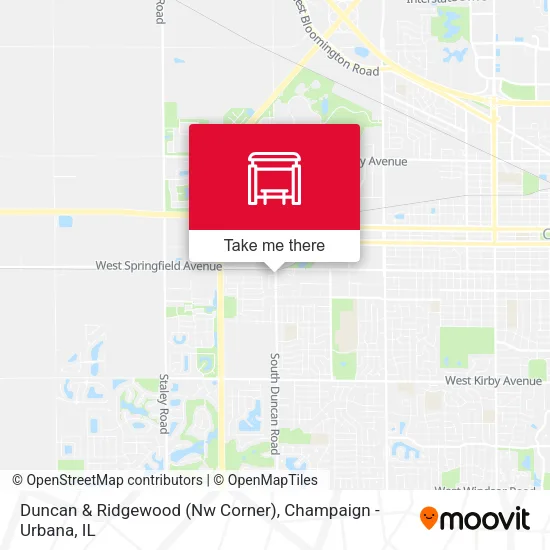 Mapa de Duncan & Ridgewood (Nw Corner)
