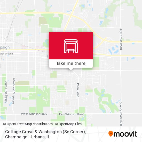 Cottage Grove & Washington (Se Corner) map