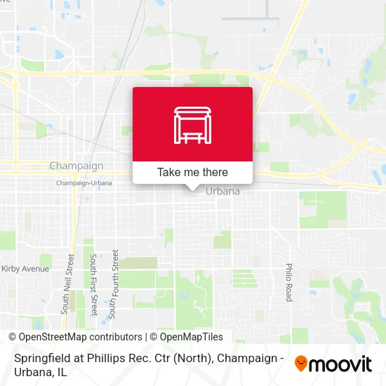 Mapa de Springfield at Phillips Rec. Ctr (North)