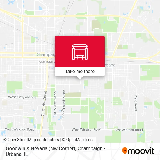 Mapa de Goodwin & Nevada (Nw Corner)