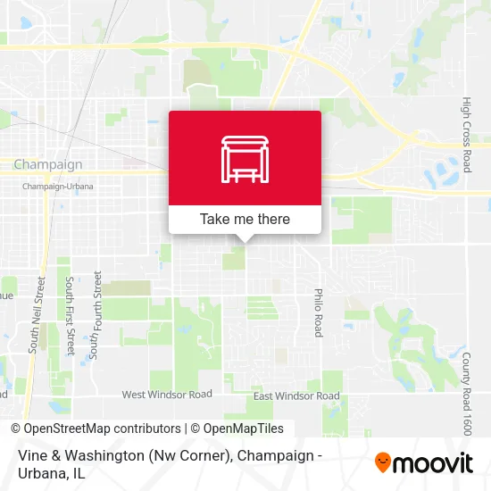 Mapa de Vine & Washington (Nw Corner)