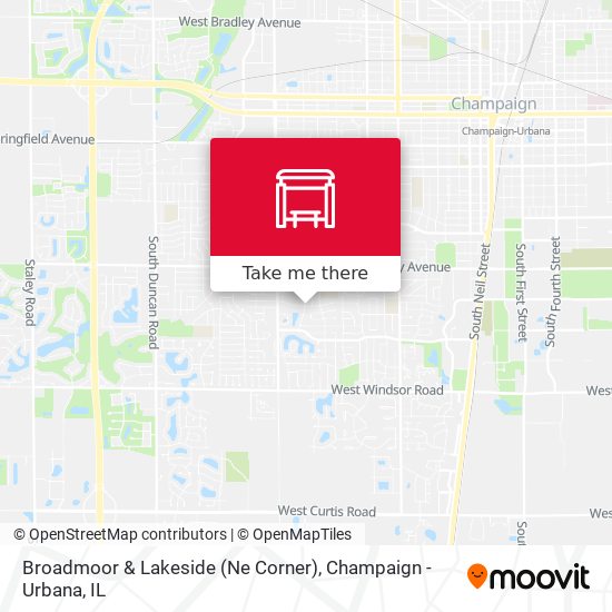 Mapa de Broadmoor & Lakeside (Ne Corner)