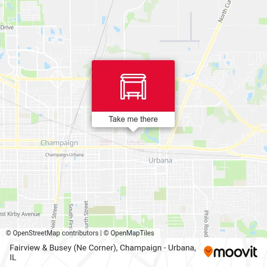 Fairview & Busey (Ne Corner) map