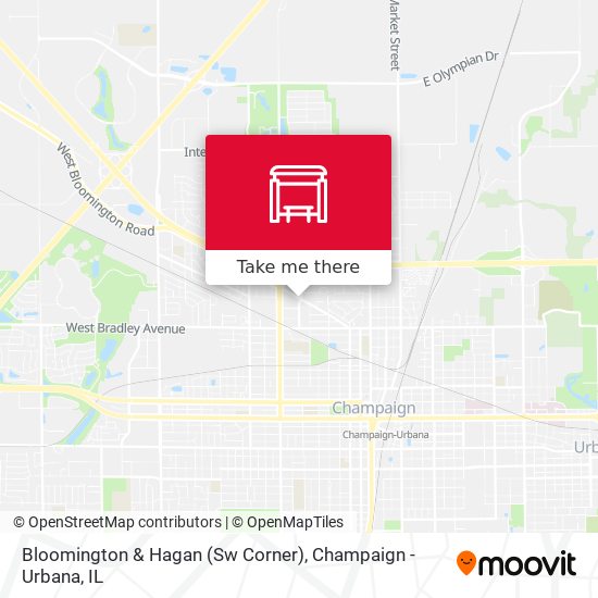 Mapa de Bloomington & Hagan (Sw Corner)