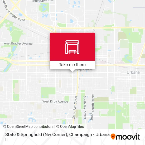 Mapa de State & Springfield (Nw Corner)