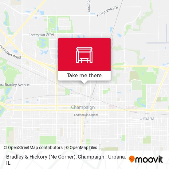 Mapa de Bradley & Hickory (Ne Corner)