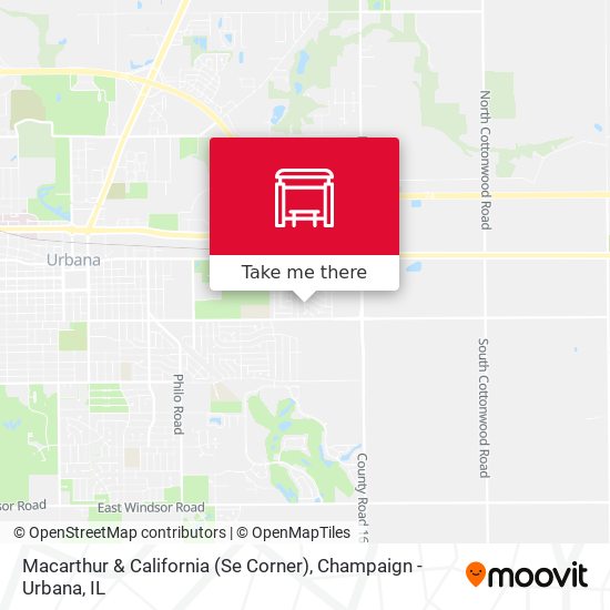 Macarthur & California (Se Corner) map