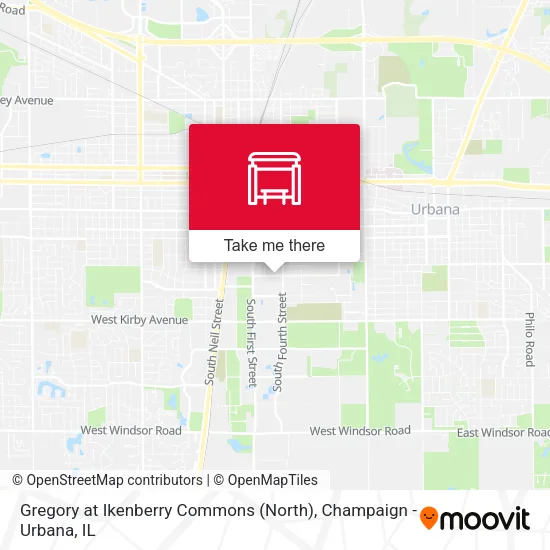 Mapa de Gregory at Ikenberry Commons (North)