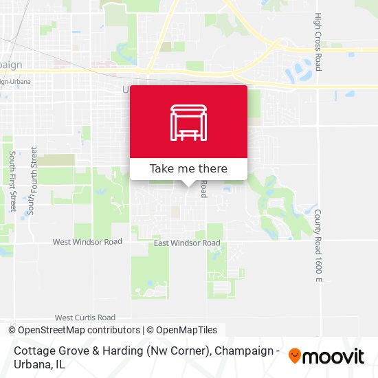 Cottage Grove & Harding (Nw Corner) map