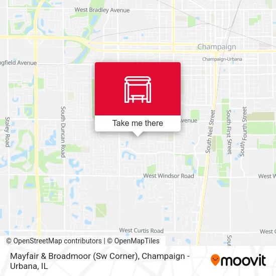 Mapa de Mayfair & Broadmoor (Sw Corner)