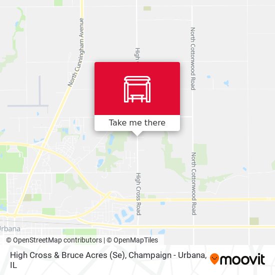 High Cross & Bruce Acres (Se) map