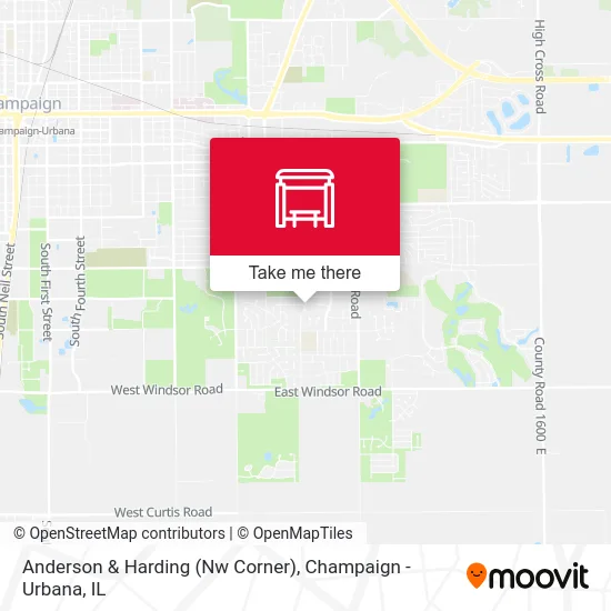 Anderson & Harding (Nw Corner) map