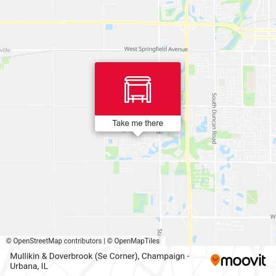Mapa de Mullikin & Doverbrook (Se Corner)