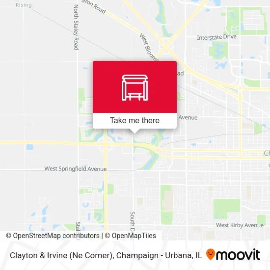 Mapa de Clayton & Irvine (Ne Corner)